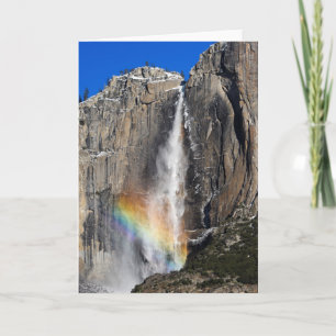 De Herfsten van Yosemite met Regenboog Kaart