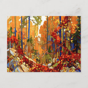 De herfst's Garland, mooie kunst van Tom Thomson,  Briefkaart