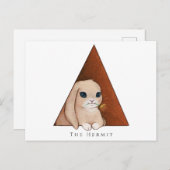 De Hermit Bunny Briefkaart (Voorkant / Achterkant)