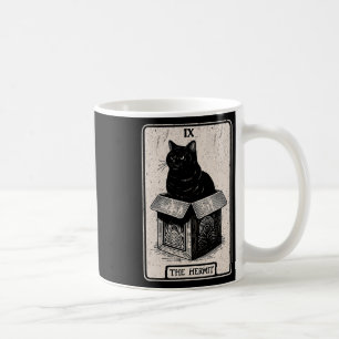 De Hermit Tarot Kaart Mystic Cat in de doos Funny  Koffiemok