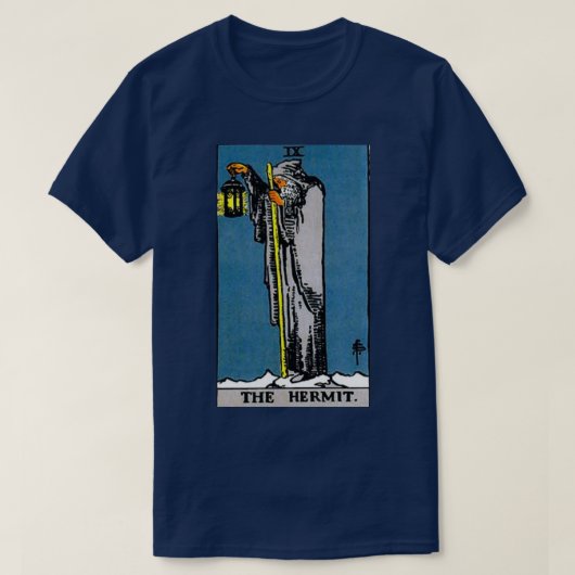 De Hermit Tarot T-shirt (Design voorkant)