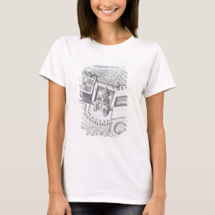 De Hermitage en de Maison Blanc in het Chateau T-shirt