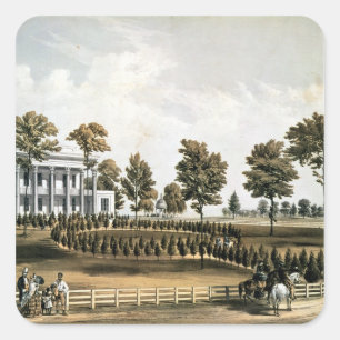 De Hermitage Vierkante Sticker