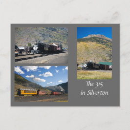 De herstelde D&RG 315 in Silverton Briefkaart