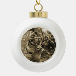 De Herten van de trofee Keramische Bal Ornament