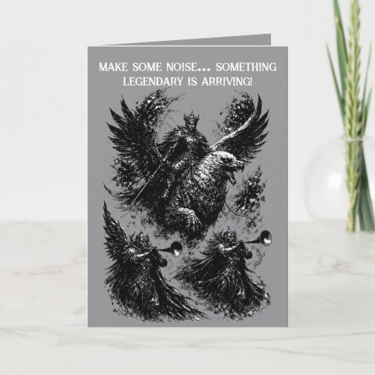 De Hertog Murmelt Een Ominieuze Aankomst Kaart (Voorkant)