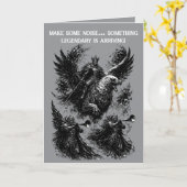 De Hertog Murmelt Een Ominieuze Aankomst Kaart (Gele Bloem)