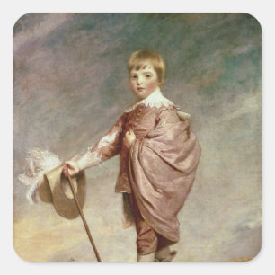 De hertog van Gloucester als jongen Vierkante Sticker