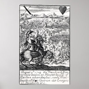 De hertog van Marlborough Defeats Poster