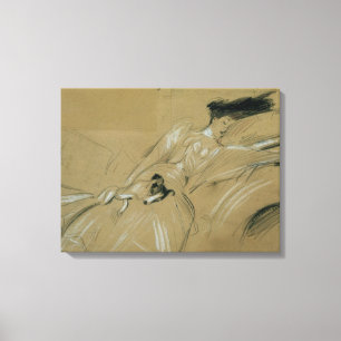 De hertogin van Marlborough Canvas Afdruk