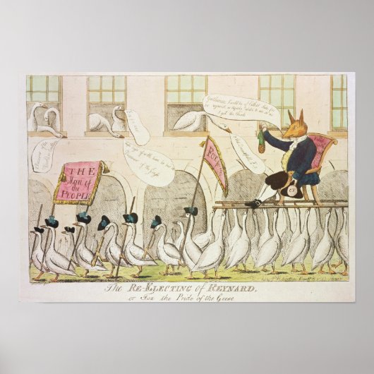 De herverkiezing van Reynard of Fox Poster (Voorkant)