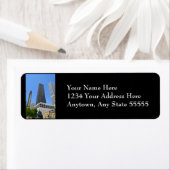 De het adresetiketten van het Adres van de Terugke Etiket (Insitu)