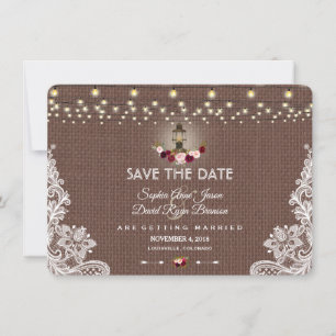 De het koordhoogten van de Lace van de BORREL spa Save The Date