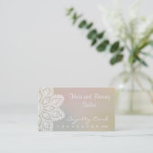 De het witte Haar van het Kant en Kaart van de (Staand voorkant)