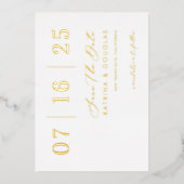 De hete Folie bewaart de Kaart van de Aankondiging (Voorkant)