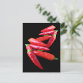 De hete Peper van de Spaanse peper Briefkaart (Staand voorkant)