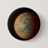 De Hete Rocky Exoplanet HD 219134 B. Ronde Button 5,7 Cm (Voorkant)