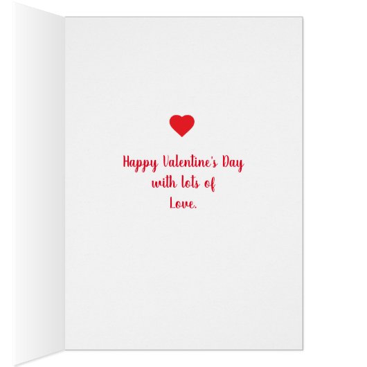 De heureuse Sainte-Valentin de vacances coeurs (Intérieur (Droit))