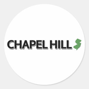 De Heuvel van de kapel, New Jersey Ronde Sticker