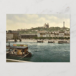 De heuvel van Fourvi � zijn van St. Antoine Quay, Briefkaart