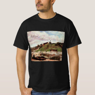 De heuvel van Montmartre met steengroeve door Vinc T-shirt