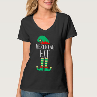 De Hezekiah Elf Familie Bijpassende Kerst Pyjama T-shirt