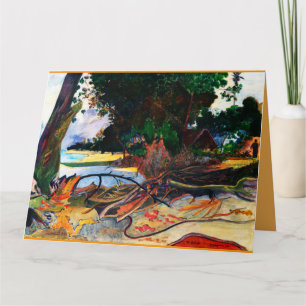 De Hibiscus-boom (Te burao) van Paul Gauguin Kaart