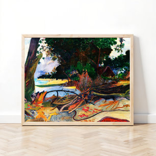 De Hibiscus-boom (Te burao) van Paul Gauguin Poster