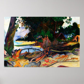 De Hibiscusboom (Te burao) van Paul Gauguin Poster