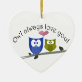 De hibou amour toujours vous ! Ornement (Devant)