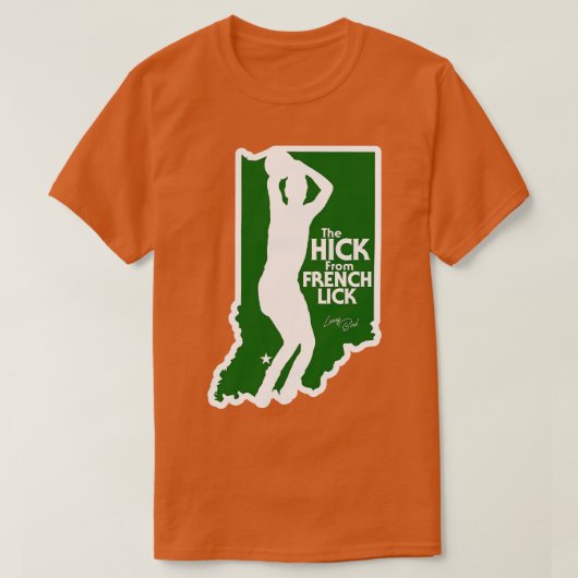 De Hick van French Lick T-shirt (Design voorkant)