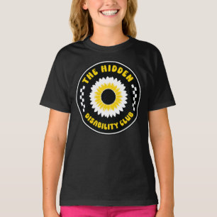 De Hidden Disability Club Zonnebloem Badge T-shirt