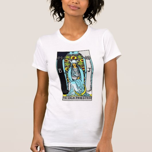 De High Priestess Tarot Card T-shirt (Voorkant)