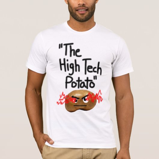 de hightech - aardappel t-shirt (Voorkant)