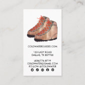 De hike van de buitenkant van de Camp onderzoekt A Visitekaartje (Achterkant)