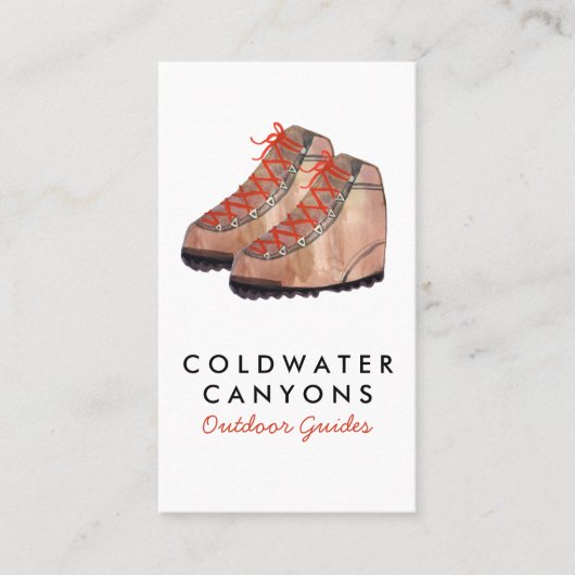 De hike van de buitenkant van de Camp onderzoekt A Visitekaartje (Voorkant)