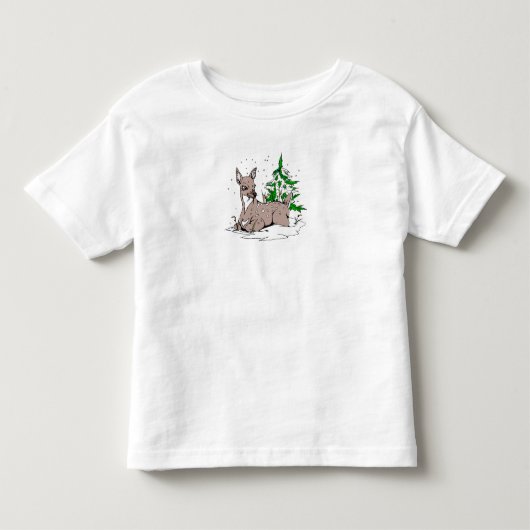 De hinde - kinder shirts (Voorkant)