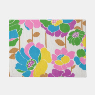 De hip Mat van de Deur van Flower power