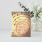 De historische fout van de planeet Vulcan Briefkaart (Staand voorkant)