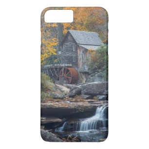 De historische graanmolen op Glade Creek iPhone 8 Plus / 7 Plus Hoesje