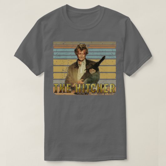 De Hitcher Retro film T-shirt (Design voorkant)