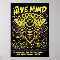 De Hive Mind Sci-Fi Koningin Bij Kunst