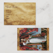 DE HL. MICHAEL IN HET LAATSTE OORDEEL VISITEKAARTJE (Voorkant / Achterkant)