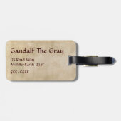 DE HOBBIT: EEN ONVERWACHTE REIS™ BAGAGELABEL (Achterkant horizontaal)