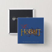 DE HOBBIT: EEN ONVERWACHTE REIS™ VIERKANTE BUTTON 5,1 CM (Voorkant /achterkant)