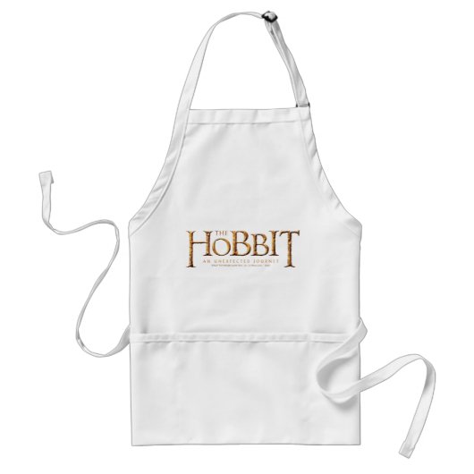 De Hobbit Logo Gestructureerd Standaard Schort (Voorkant)