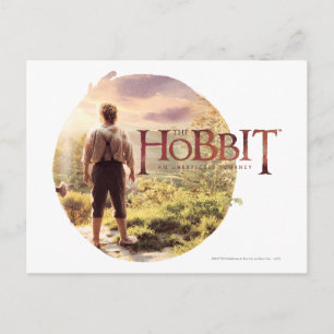 De Hobbit Logo met BILBO BAGGINS™ Back Briefkaart