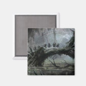 DE HOBBIT : SCHORTING VAN HET SMAUG™-concept art 3 Magneet (Voorkant / Achterkant)