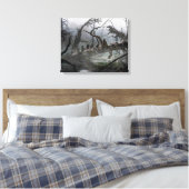 DE HOBBIT: SCHORTING VAN HET SMAUG™-concept art. 4 Canvas Afdruk (Insitu (Slaapkamer))