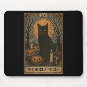 De Hocus Pocus Cat Pumpkin Lantaarn Mystieke Spook Muismat